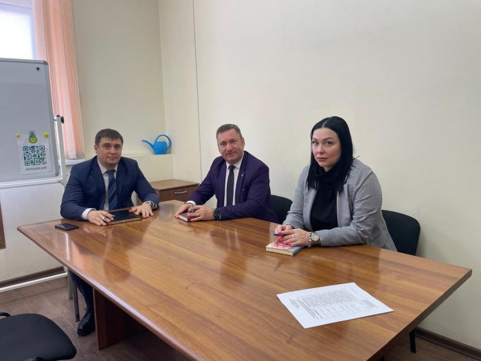 ДИРЕКТОР ИПКА БЕЛГОРОДСКОГО ГАУ АЛЕКСАНДР ВЛАДИМИРОВИЧ КОСОВ ПРОВЁЛ РАБОЧУЮ ВСТРЕЧУ В МИНИСТЕРСТВЕ СЕЛЬСКОГО ХОЗЯЙСТВА И ПРОДОВОЛЬСТВИЯ БЕЛГОРОДСКОЙ ОБЛАСТИ С ЗАМЕСТИТЕЛЕМ МИНИСТРА, НАЧАЛЬНИКОМ ДЕПАРТАМЕНТА УСТОЙЧИВОГО РАЗВИТИЯ СЕЛЬСКИХ ТЕРРИТОРИЙ АНДРЕЕМ