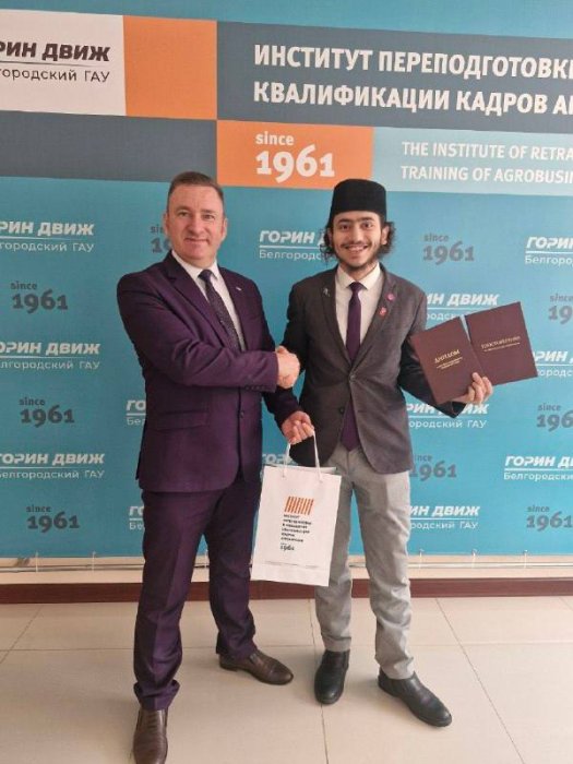 В стенах ИПКА Белгородский ГАУ состоялось знаковое событие — выпуск первого иностранного слушателя! Им стал гражданин Египта Салех Мохамед Абделазим Габалла Ибрахим. 