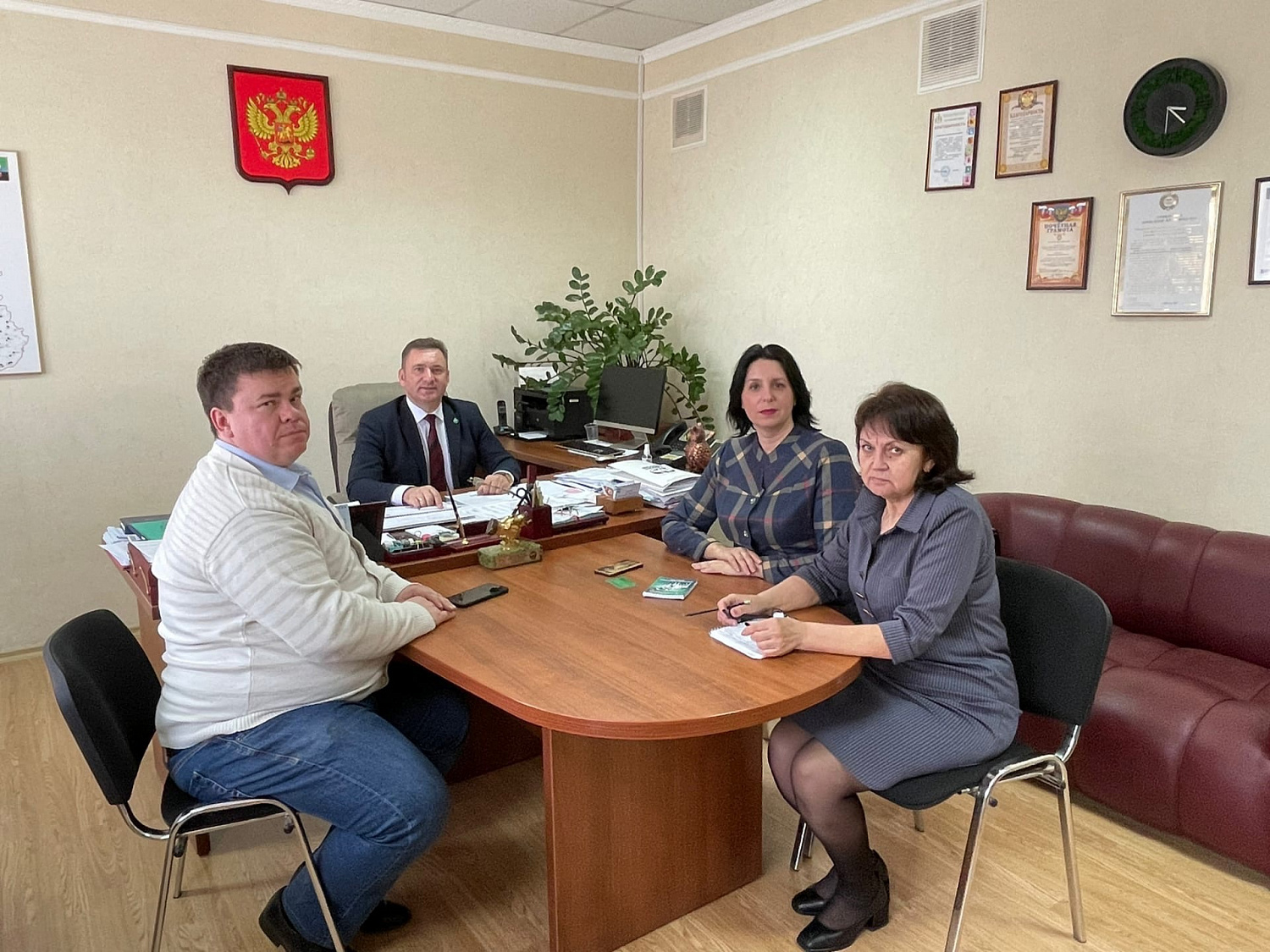 Провели рабочую встречу с руководителем регионального представительства по Белгородской области АО «Московское» по племенной работе» 
